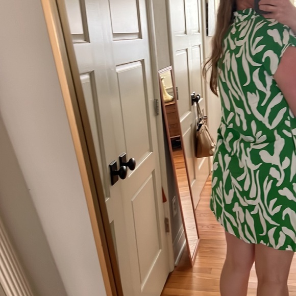 THML Avara Women's Trish Dress size medium Kelly green and pink - Picture 9 of 16